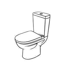 Line Drawing – Toilets | xenagoguevicene
